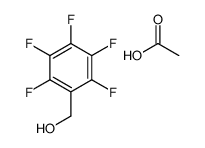 acetic acid,(2,3,4,5,6-pentafluorophenyl)methanol结构式