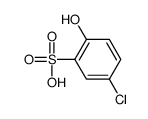 5-Chloro-2-hydroxybenzenesulfonic acid structure