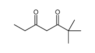 2,2-dimethylheptane-3,5-dione Structure