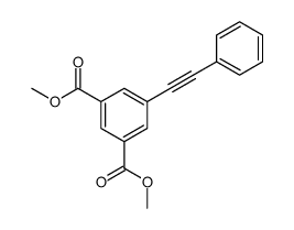 dimethyl 5-(2-phenylethynyl)benzene-1,3-dicarboxylate结构式