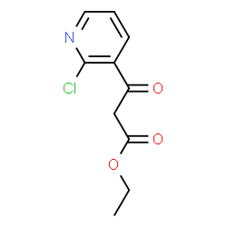 ethyl 3-(2-chloropyridin-3-yl)-3-oxopropanoate结构式