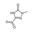 3H-1,2,4-Triazol-3-one,1,2-dihydro-2-methyl-5-nitro-(9CI) structure