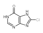 8-Chlorohypoxanthine Structure