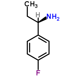 Benzenemethanamine, alpha-ethyl-4-fluoro-, (alphaR)- (9CI) structure