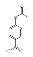 4-acetylsulfanylbenzoic acid Structure