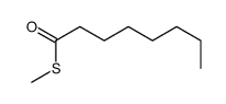 S-methyl octane thioate Structure