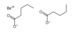 barium(2+),pentanoate Structure