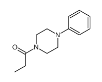 1-(4-phenylpiperazin-1-yl)propan-1-one结构式