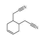 4-Cyclohexene-1,2-diacetonitrile,(1R,2S)-rel- structure