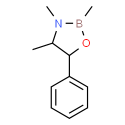 5-Phenyl-2,3,4-trimethyl-1,3,2-oxazaborolidine Structure