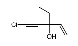 5-chloro-3-ethylpent-1-en-4-yn-3-ol Structure
