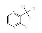 Pyrazine,2-chloro-3-(trichloromethyl)- structure