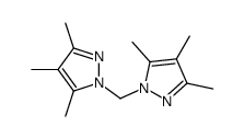 3,4,5-trimethyl-1-[(3,4,5-trimethylpyrazol-1-yl)methyl]pyrazole Structure