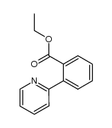 2-(2-ethoxycarbonylphenyl)pyridine结构式