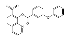 (7-nitroquinolin-8-yl) 3-phenoxybenzoate结构式