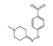 1-METHYLPIPERIDIN-4-ONE 4-NITROPHENYL OXIME Structure