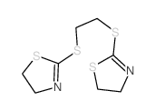 1,2-Bis(2-thiazolin-2-ylsulfanyl)ethane结构式