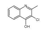 3-chloro-2-methyl-quinolin-4-ol Structure