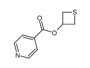 4-Pyridinecarboxylicacid3-thietanylester Structure