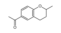 1-(2-methyl-3,4-dihydro-2H-chromen-6-yl)ethanone结构式