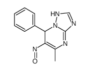 5-methyl-6-nitroso-7-phenyl-1,7-dihydro-[1,2,4]triazolo[1,5-a]pyrimidine Structure