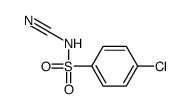 4-chloro-N-cyanobenzenesulfonamide Structure