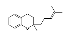 2-methyl-2-(4-methylpent-3-enyl)chromane Structure