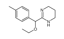 3,4,5,6-Tetrahydro-2-(α-ethoxy-4-methylbenzyl)pyrimidine structure