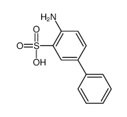4-AMINOBIPHENYL-3-SULFONIC ACID structure