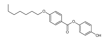 (4-hydroxyphenyl) 4-heptoxybenzoate Structure