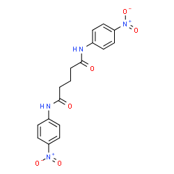 N,N'-Bis(4-nitrophenyl)pentanediamide Structure