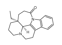 (+)-(3S,17S)-14-oxo-E-homo-eburnane结构式