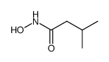 N-hydroxy-3-methylbutanamide结构式