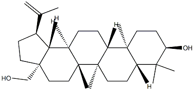 Lup-20(29)-ene-3α,28-diol结构式