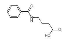 4-苯甲酰氨基丁酸结构式