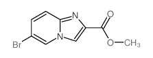 Methyl 6-bromoH-imidazo[1,2-a]pyridine-2-carboxylate Structure