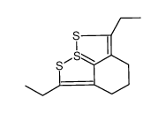 1,4-diethyl-6,7-dihydro-5H-2,2al4,3-trithiacyclopenta[hi]indene结构式