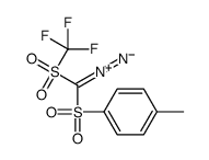 1-[diazo(trifluoromethylsulfonyl)methyl]sulfonyl-4-methylbenzene Structure