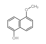 5-甲氧基-1-萘酚结构式