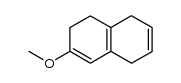 2-Methoxy-3.4.5.8-tetrahydronaphthalin Structure