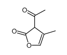 2(3H)-Furanone,3-acetyl-4-methyl- structure