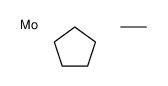 cyclopentane,ethane,molybdenum Structure