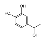 4-(1-hydroxyethyl)benzene-1,2-diol结构式