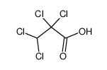 2,2,3,3-tetrachloropropanoic acid结构式