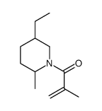 1-(5-ethyl-2-methylpiperidin-1-yl)-2-methylprop-2-en-1-one结构式