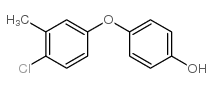 4-(4-氯-3-甲苯氧基)苯酚结构式