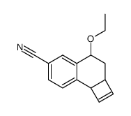 4-ethoxy-2a,3,4,8b-tetrahydrocyclobuta[a]naphthalene-6-carbonitrile结构式
