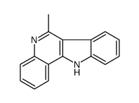 6-methyl-11H-indolo[3,2-c]quinoline Structure