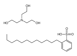 2-[bis(2-hydroxyethyl)amino]ethanol,2-dodecylbenzenesulfonic acid结构式