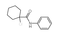 Cyclohexanecarboxamide,1-chloro-N-phenyl-结构式